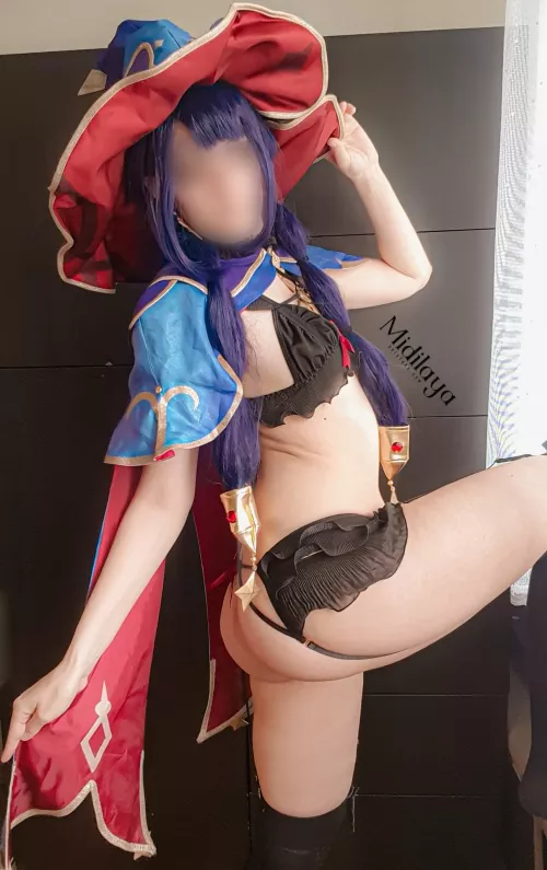 Mona Megistus Genshin Impact by Midilaya