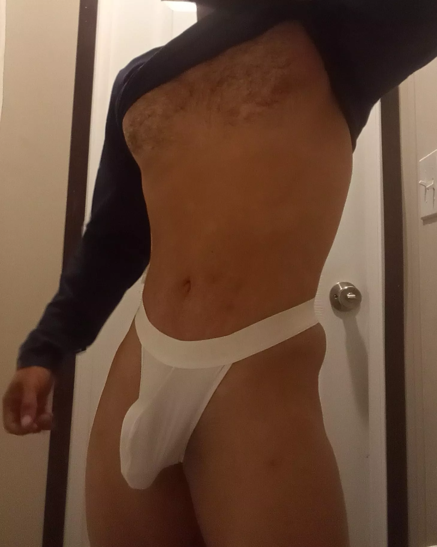 my dicks is all squished lol