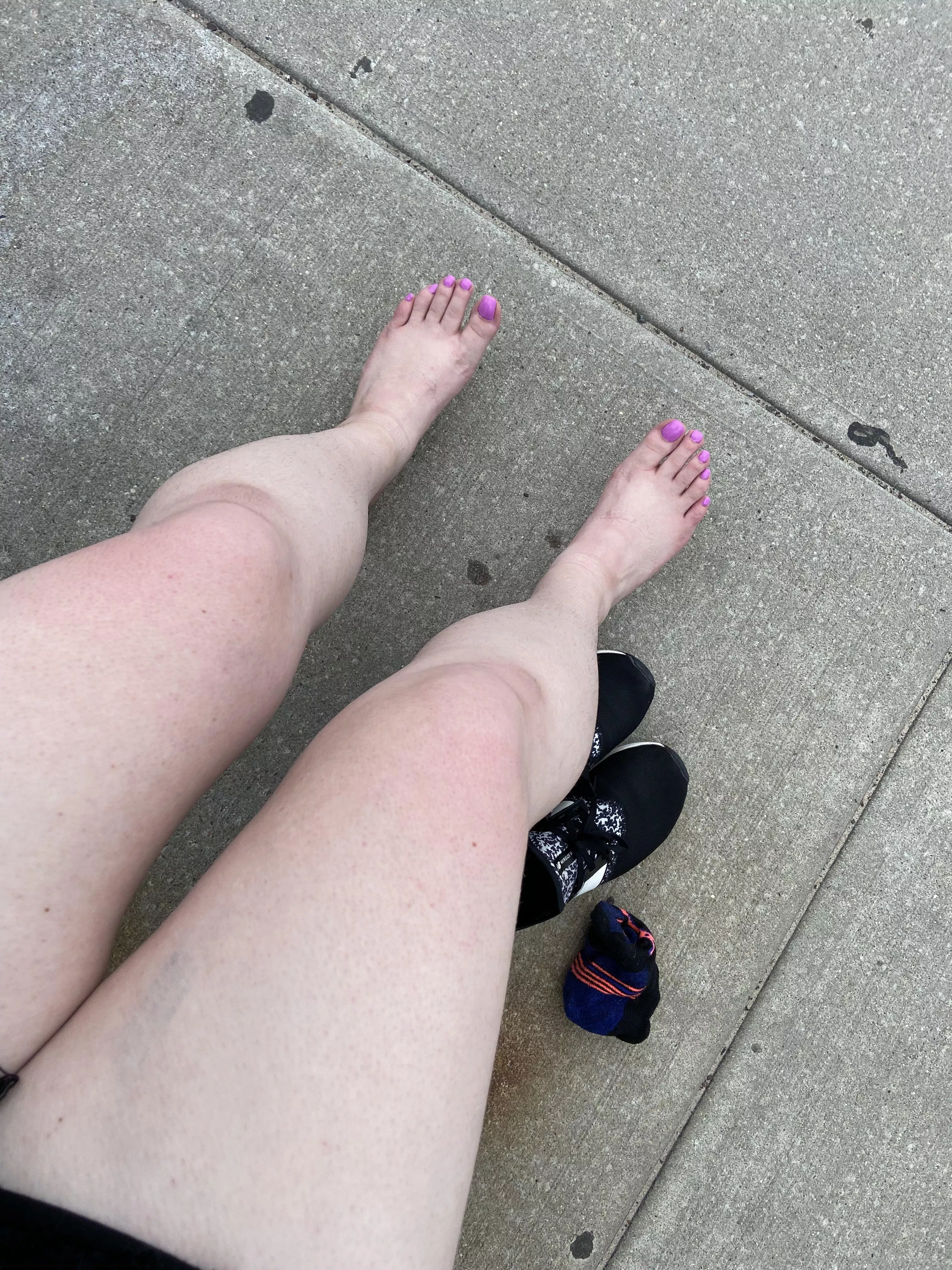 Nothing better than airing out my toes after a nice walk