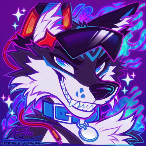 Psychic Wolf Art by @Ferwildir