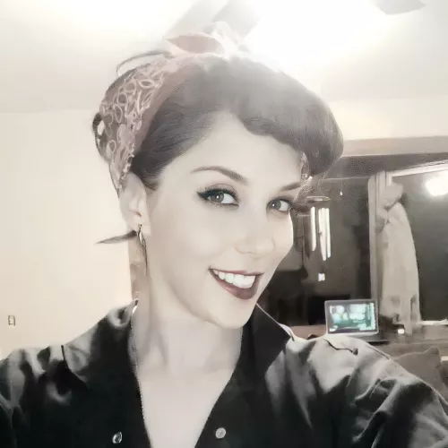 Rosie the Riveter in the flesh 😉