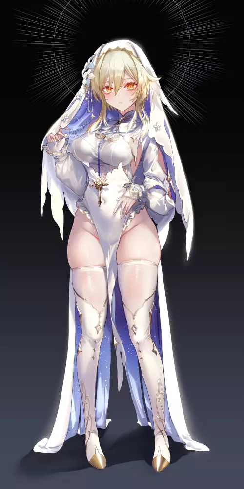 Sister Lumine thighs supremacy (pottsness) [Genshin Impact]