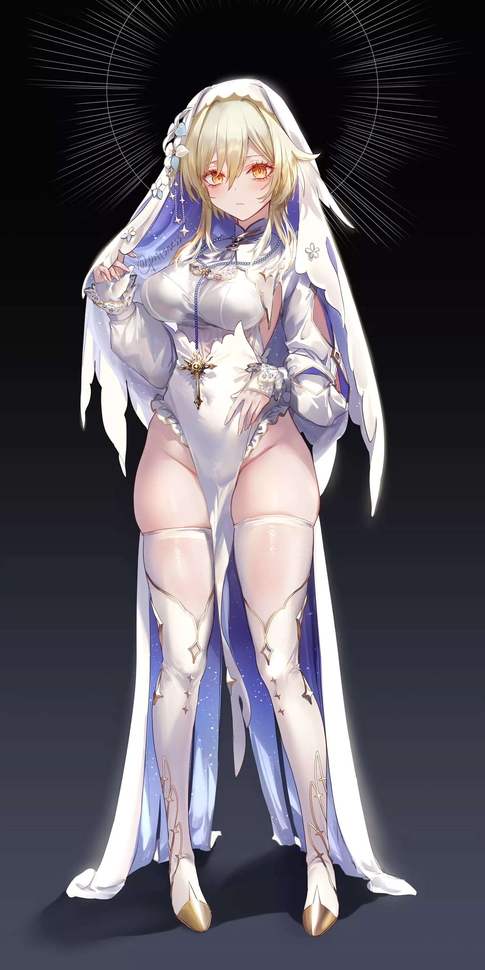 Sister Lumine thighs supremacy (pottsness) [Genshin Impact]