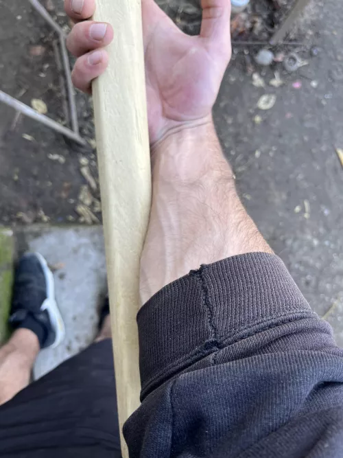 Some carpentry work on your free time and get some decent forearms 🙂
