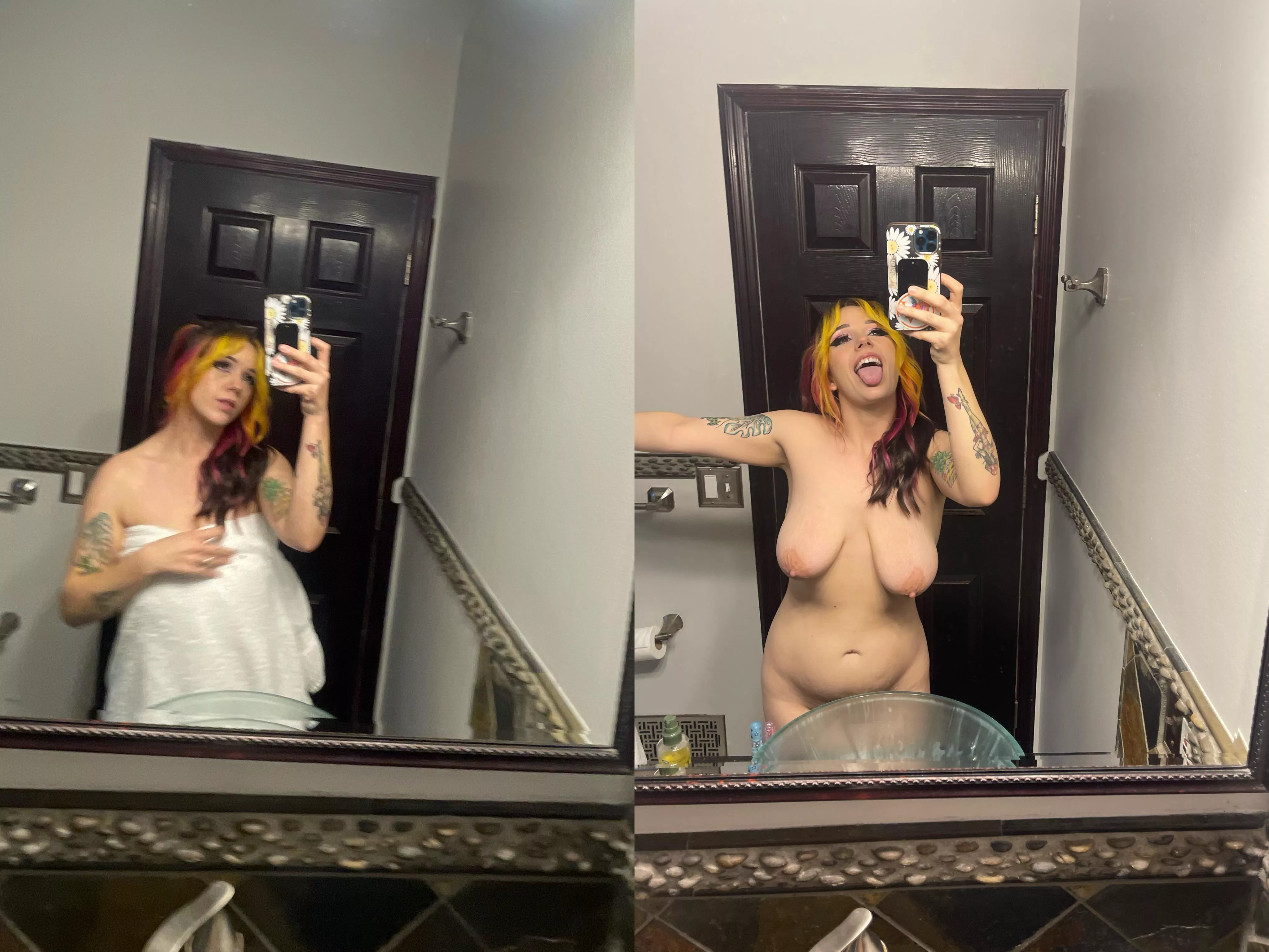 Sometimes I walk by my roommate in a towel and secretly hope he’ll rip it off of me