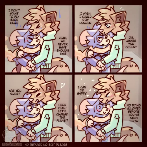 Staying a bit longer ~ comic by me @maiathoustra
