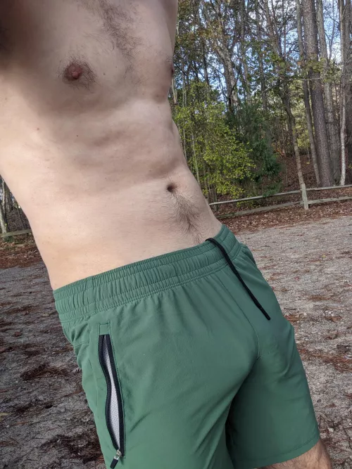 Veins on full display this morning