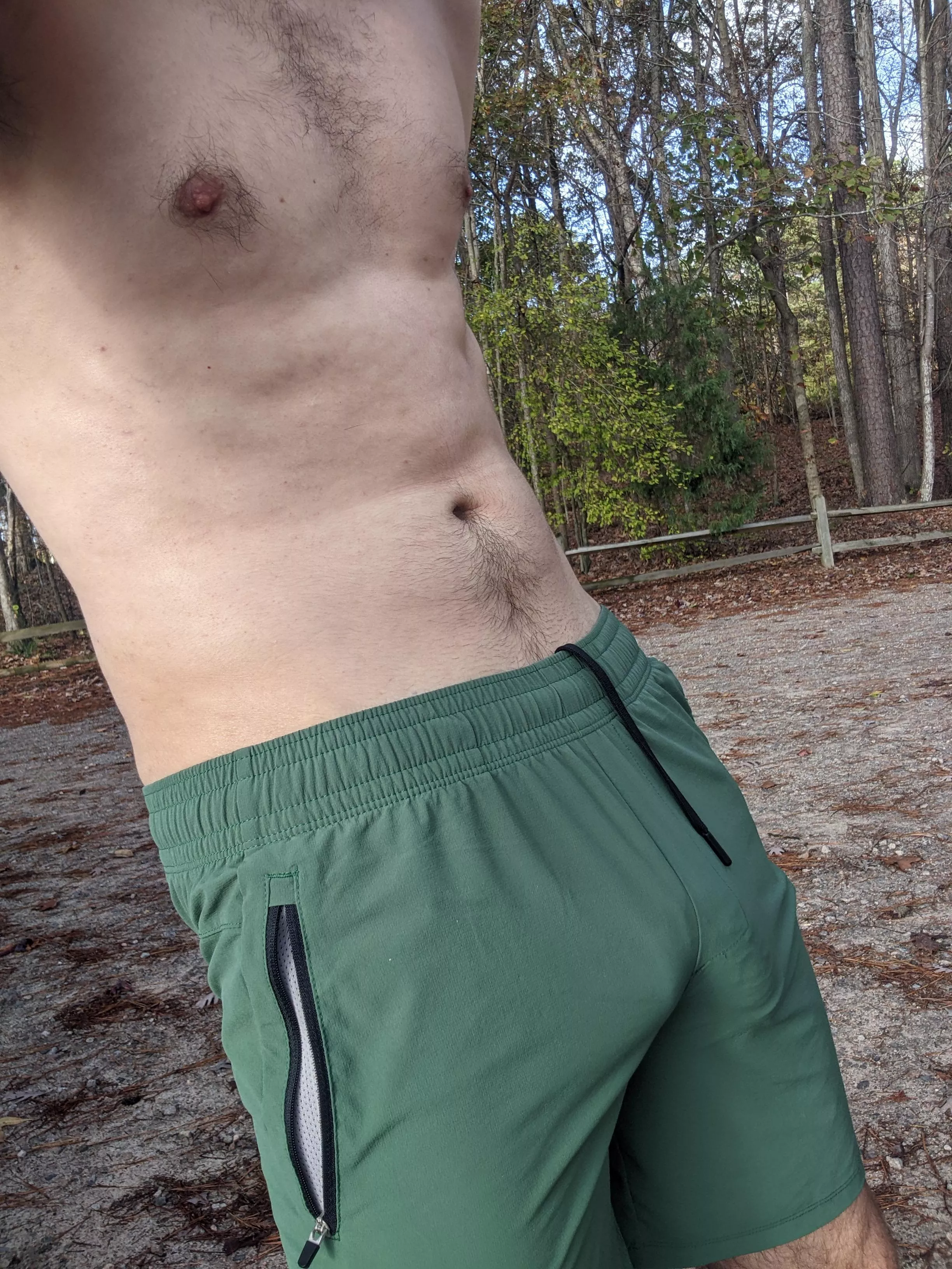 Veins on full display this morning