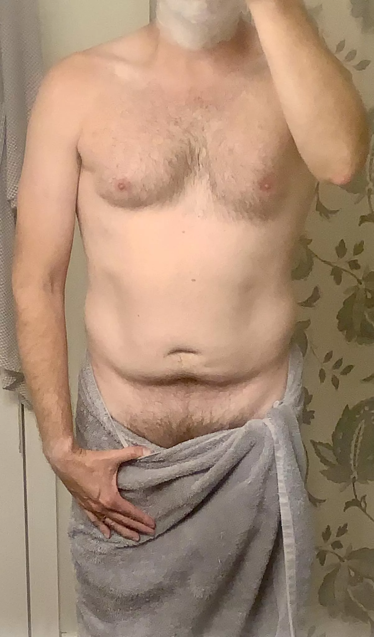 Whoops this towel is slipping