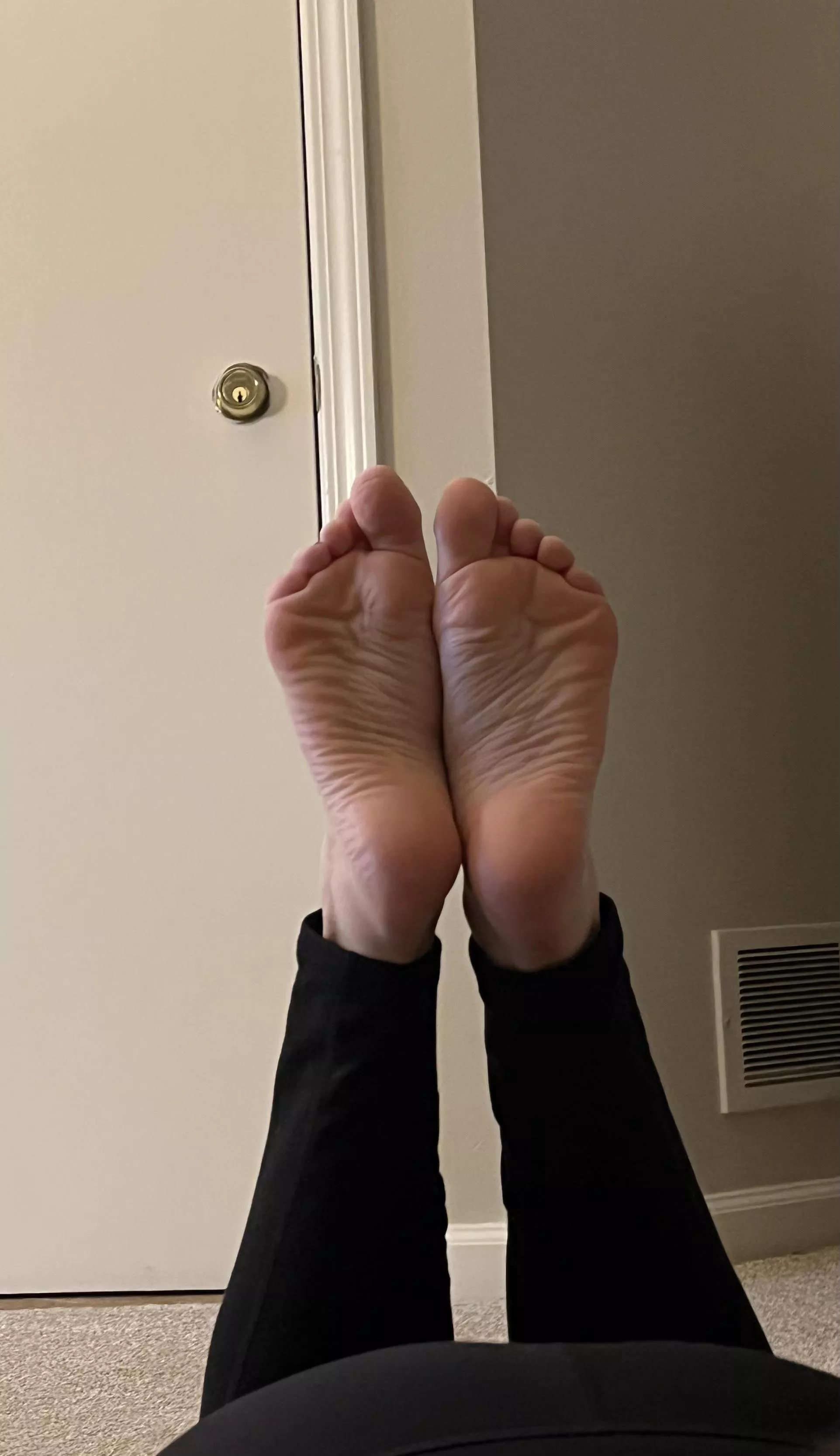You had a long week. Take it out on my soles
