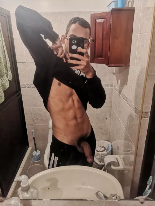 [19] who want to take a shower with me?