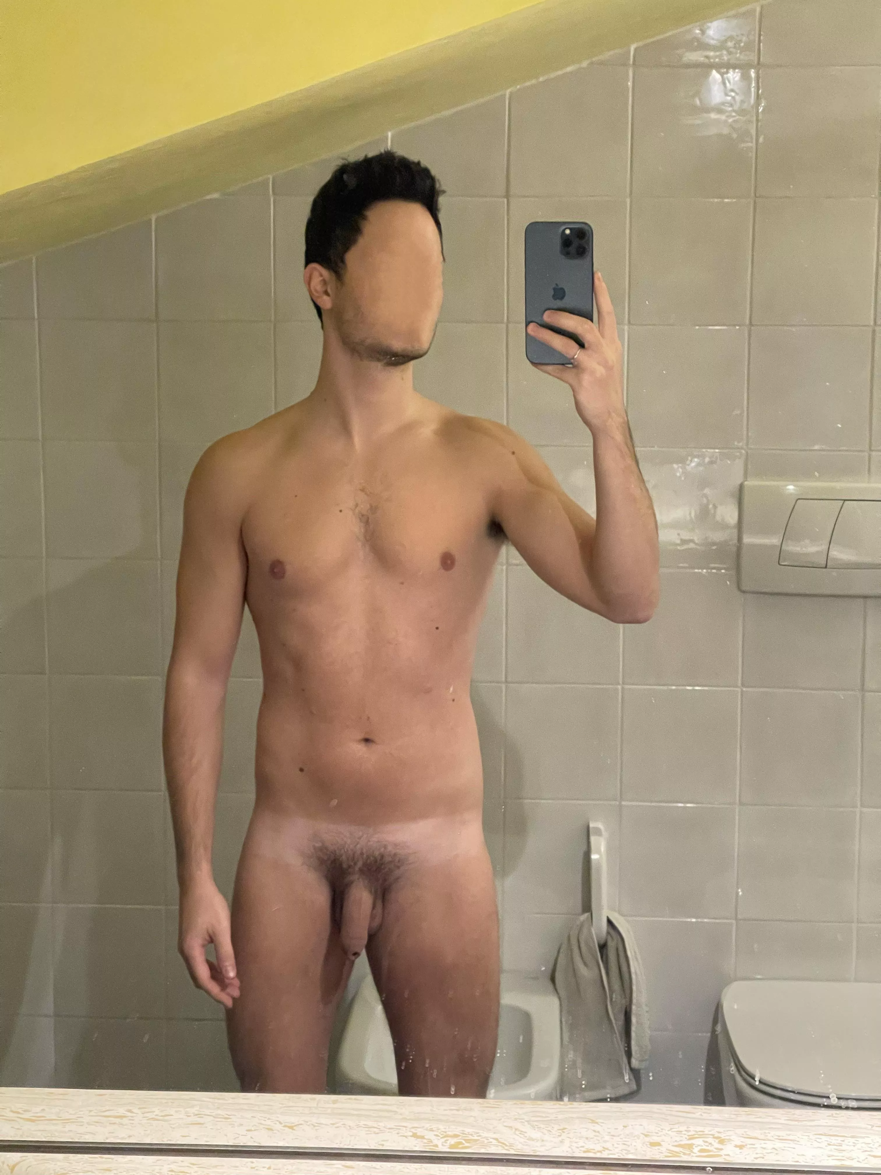 About to get a shower