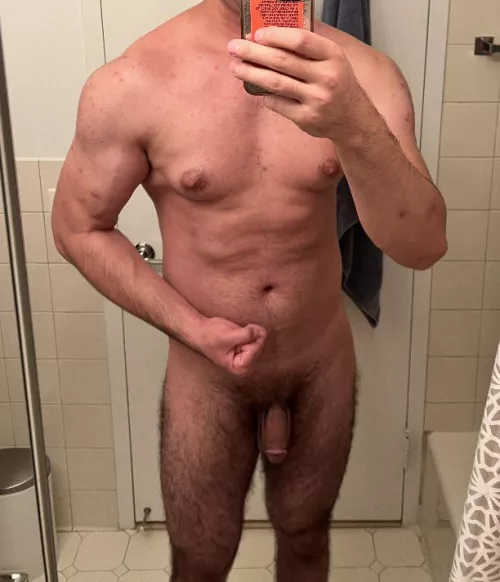 About to jump in the shower…