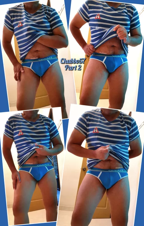 Asian dadbod brings you a long overdue Part 2. 😉🩲💙⚪⛴️😘