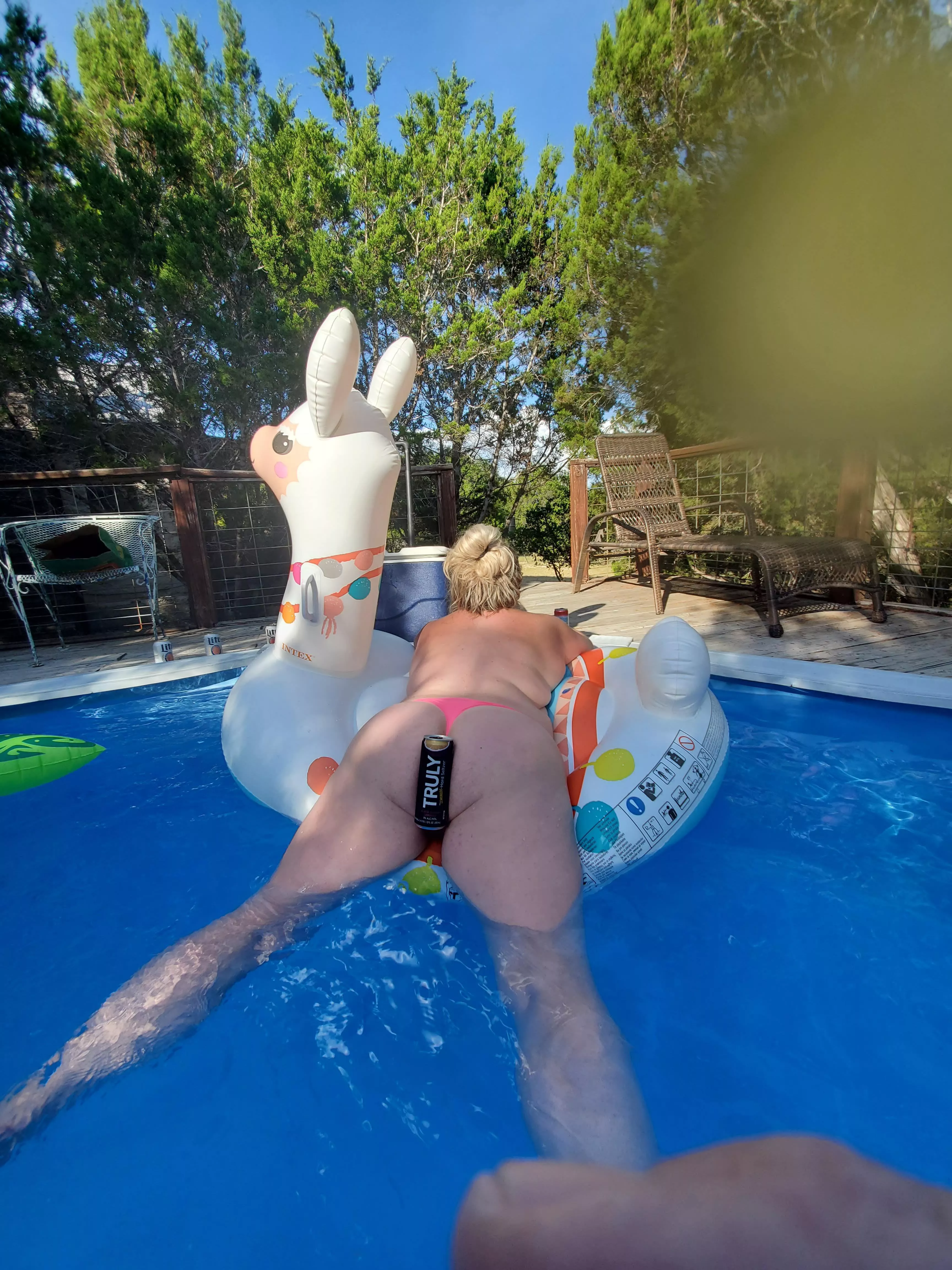 Ass truly 😉 ate my thong.