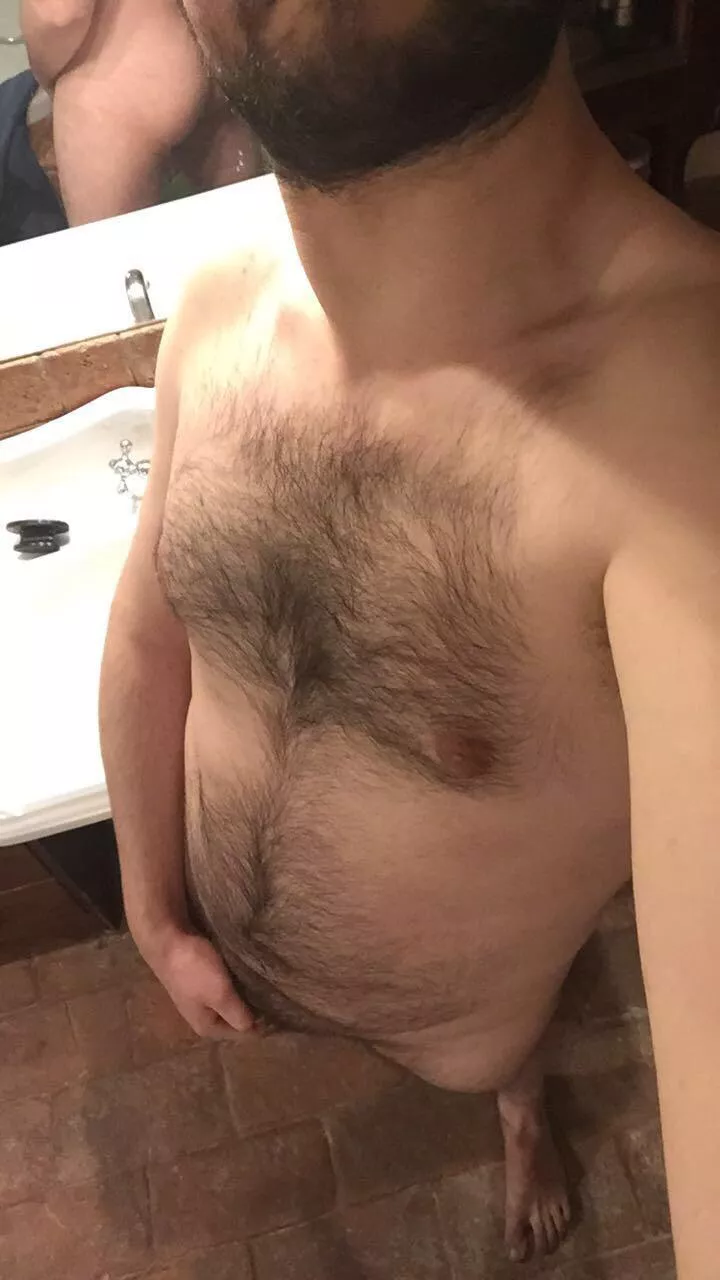 Before the shower, could use some company