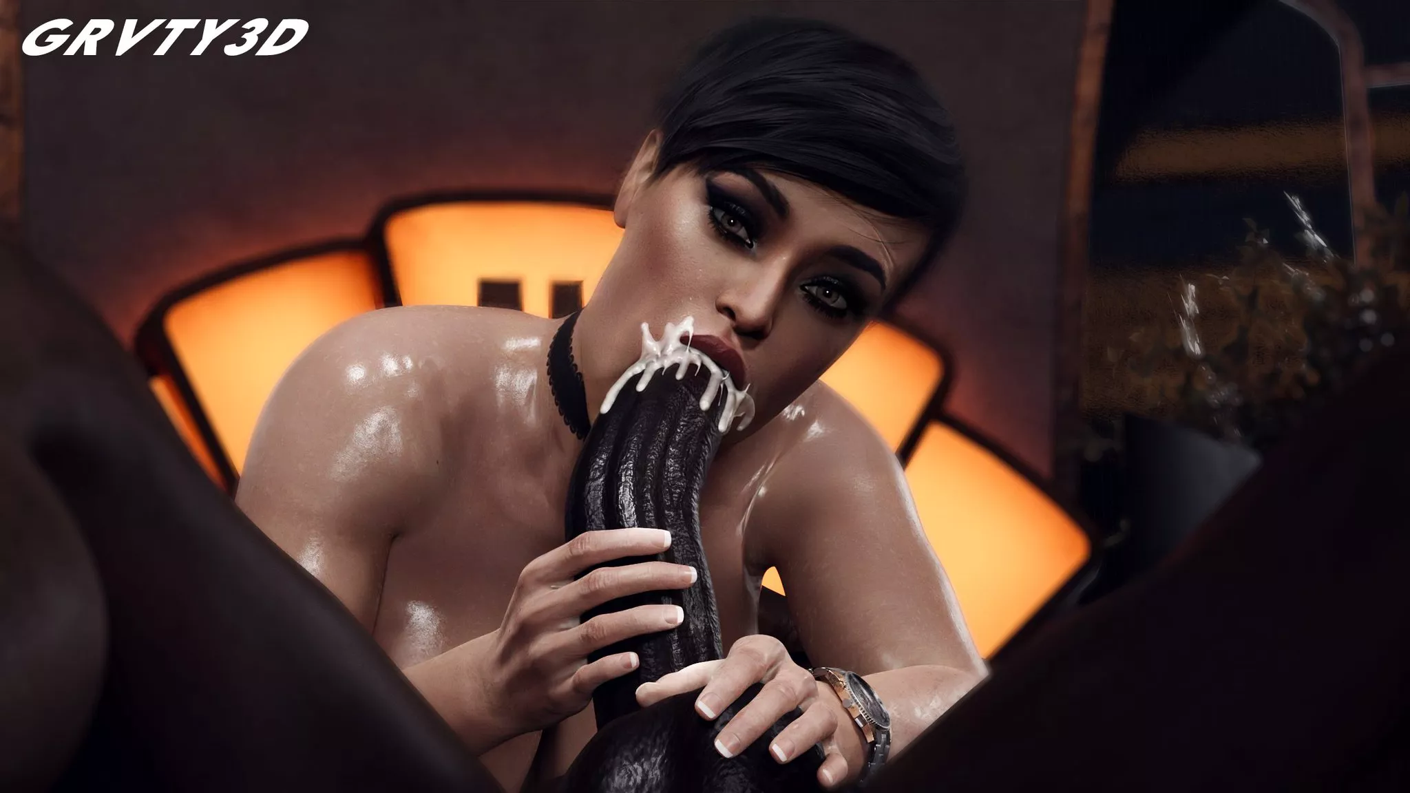 Catwoman thirsty for some milk (GRVTY) [DC]