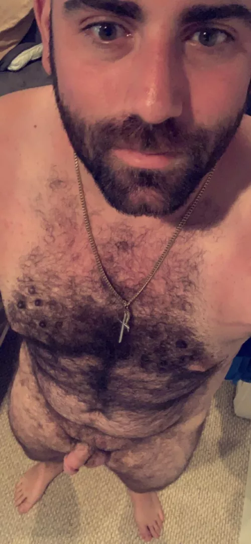 Celebrating my birthday in my birthday suit