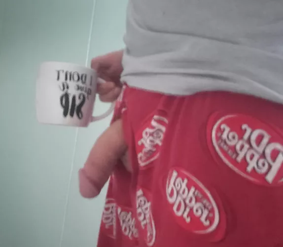 Chilly morning nothing like a hot cup of joe to warm you up