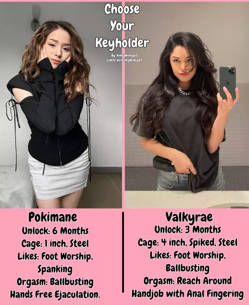 Choose Your Keyholder - OfflineTV Edition 1 ft. Pokimane & Valkyrae