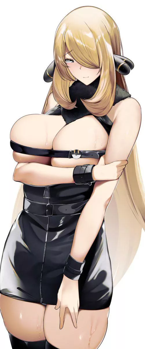 Cynthia Black Latex Outfit