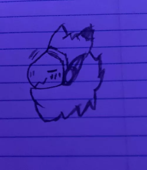 do not mind him, he's just humming his favorite toon