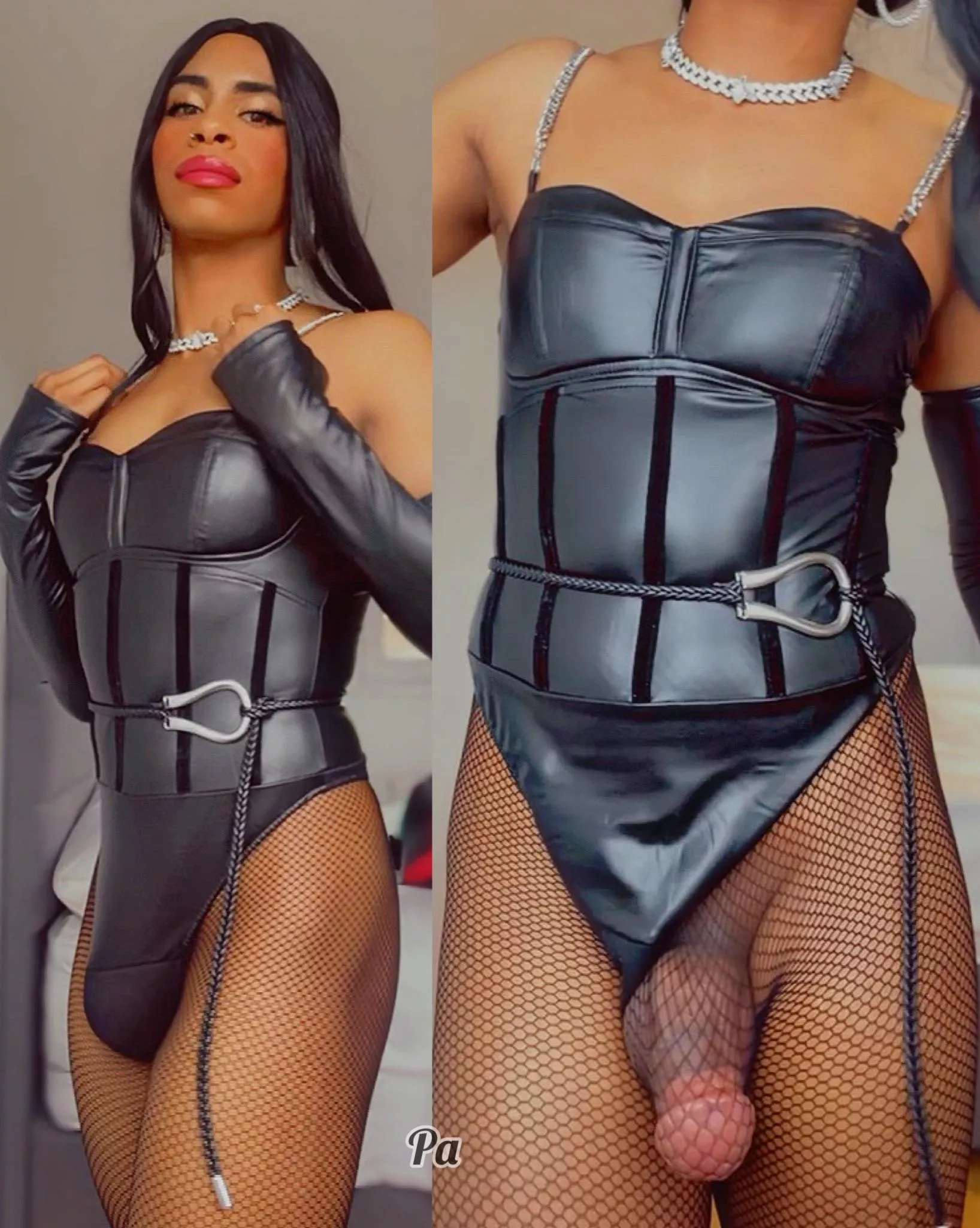 Do you like what’s under my tbulge?! 😈⛓🍆