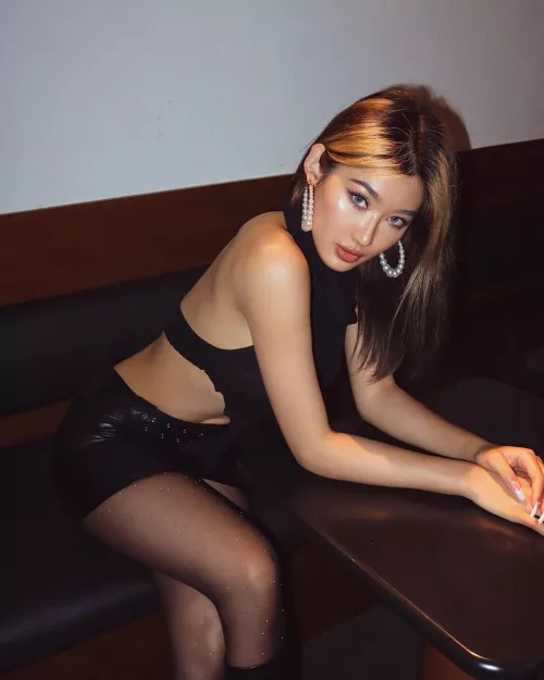 Dressed up for a late night out