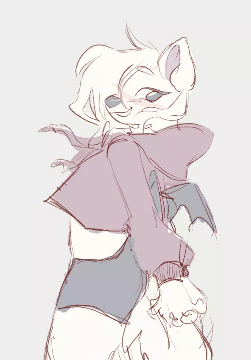 early morning sketching !! sleeby (art by me :3)