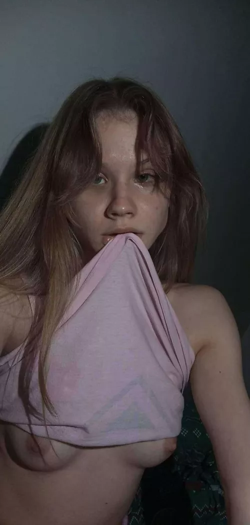 Flashing cute titties