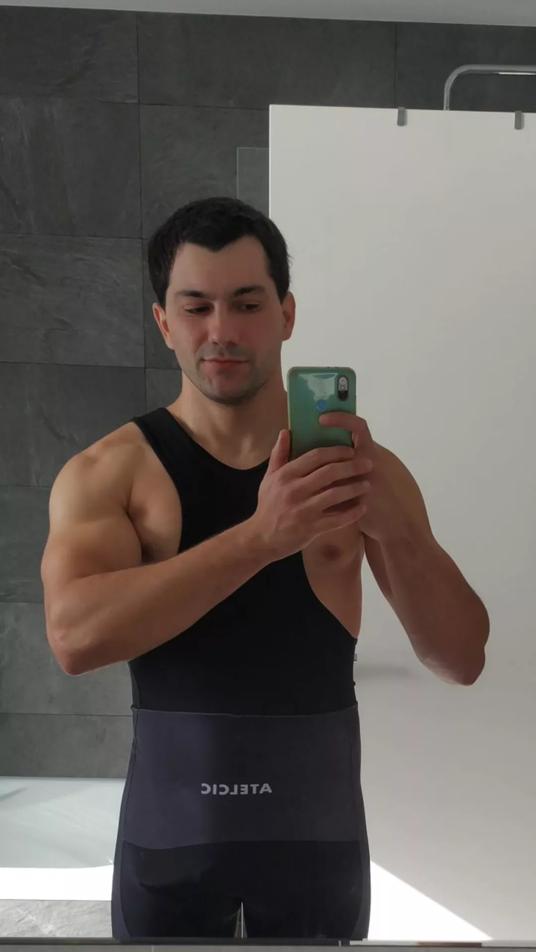 Getting dressed for a bike ride, happy Sunday you all!