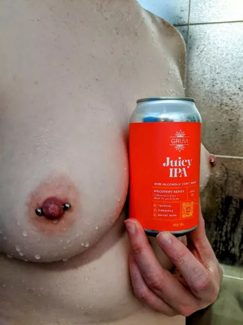 Getting juicy in the shower