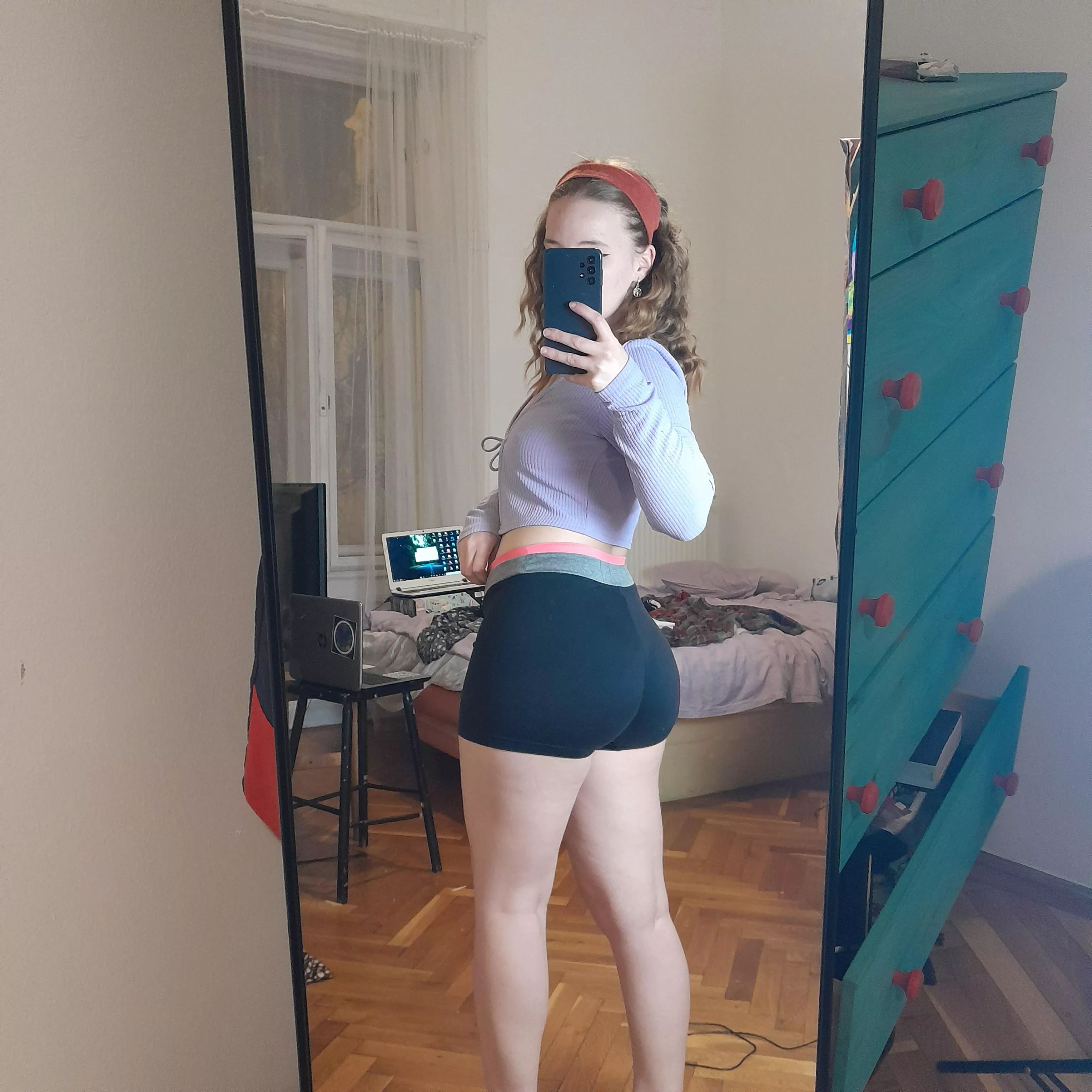 Going to the gym for the first time tomorrow... wondering if I should wear these shorts