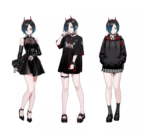 Goth fashion outfits