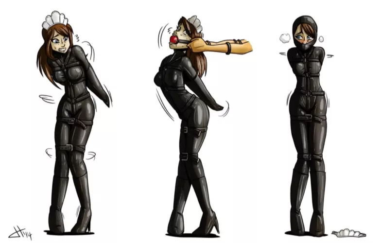 having a little fun with the maid :3