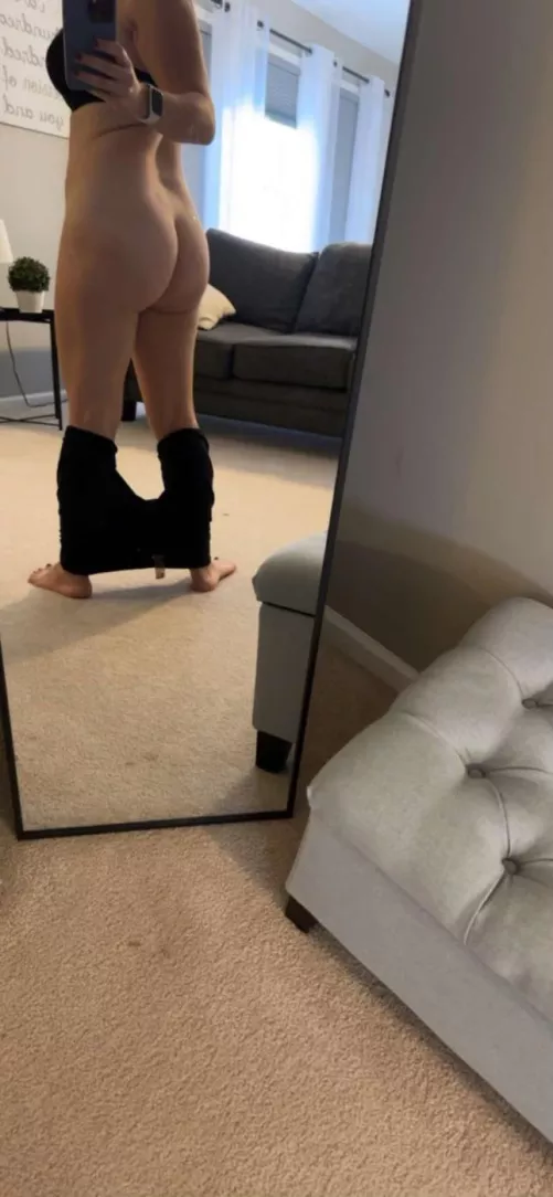 Home alone cleaning this house and I felt naughty 😋