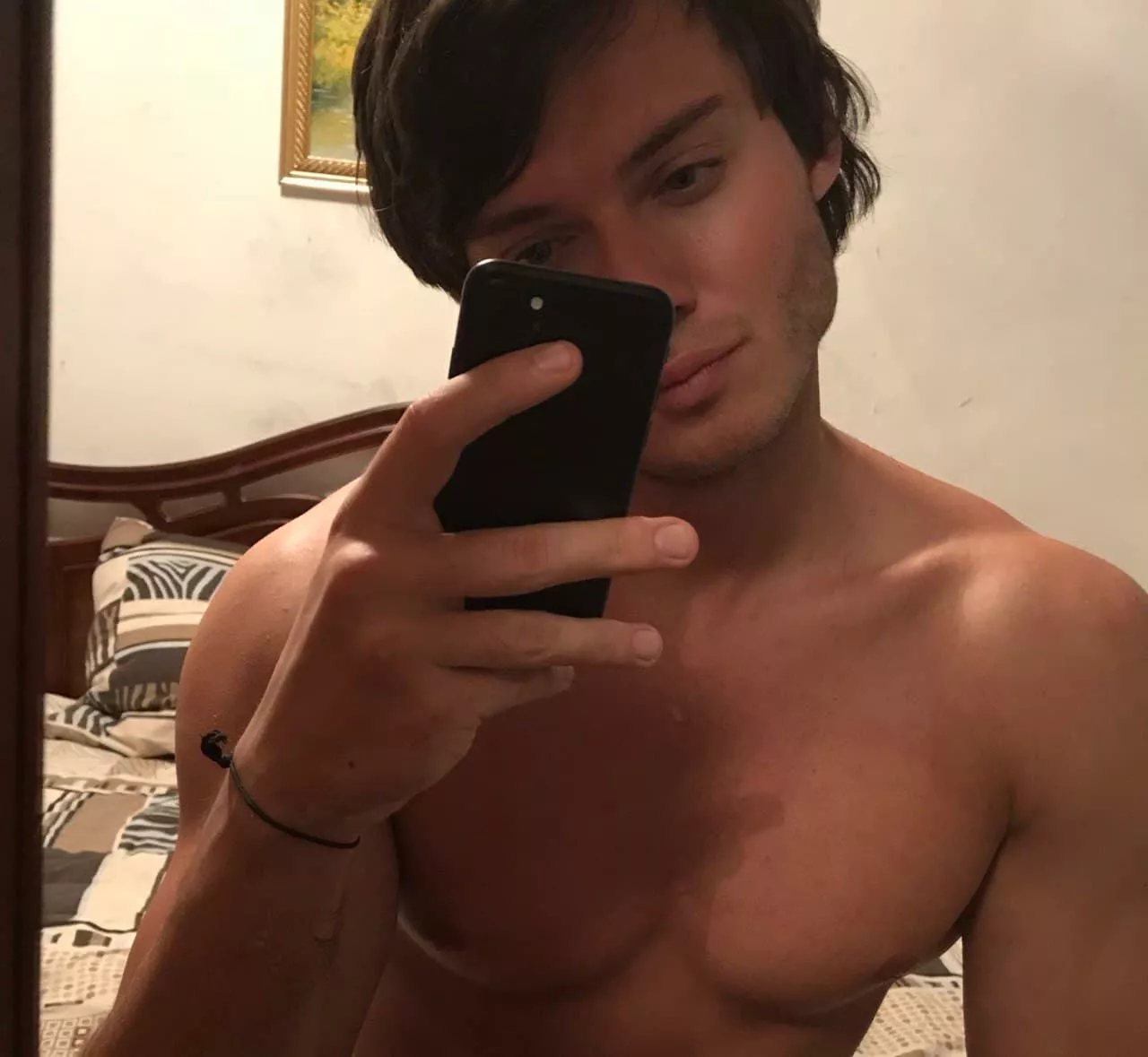 I decided to take a selfie before bed.