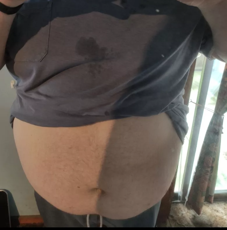 I got a little hot and sweaty