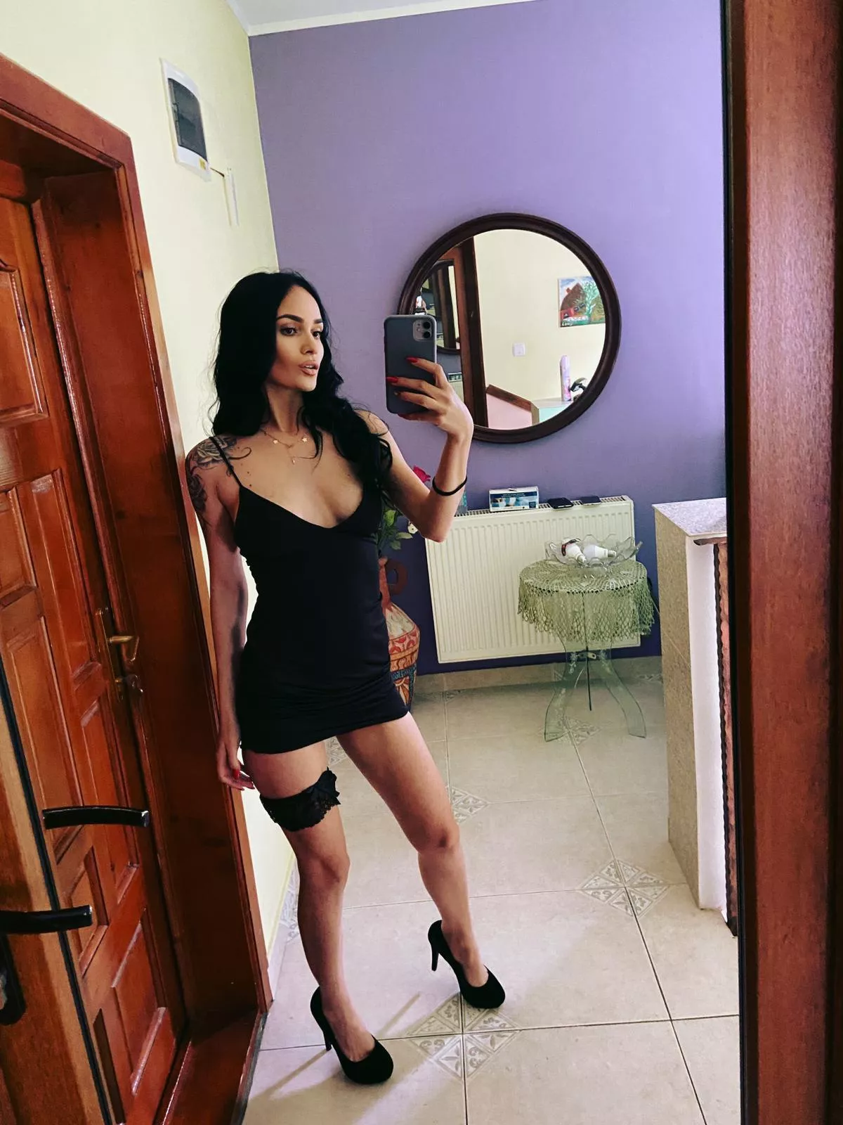 I like to step on you with my heels