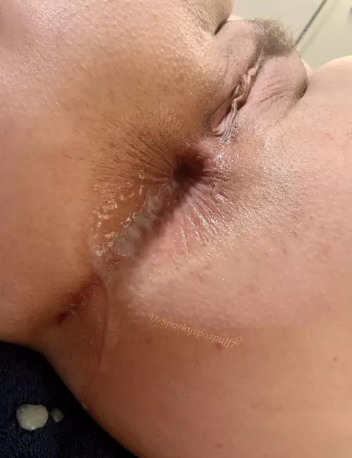 I love anal creampies! I think I’ll look better when you give me another!