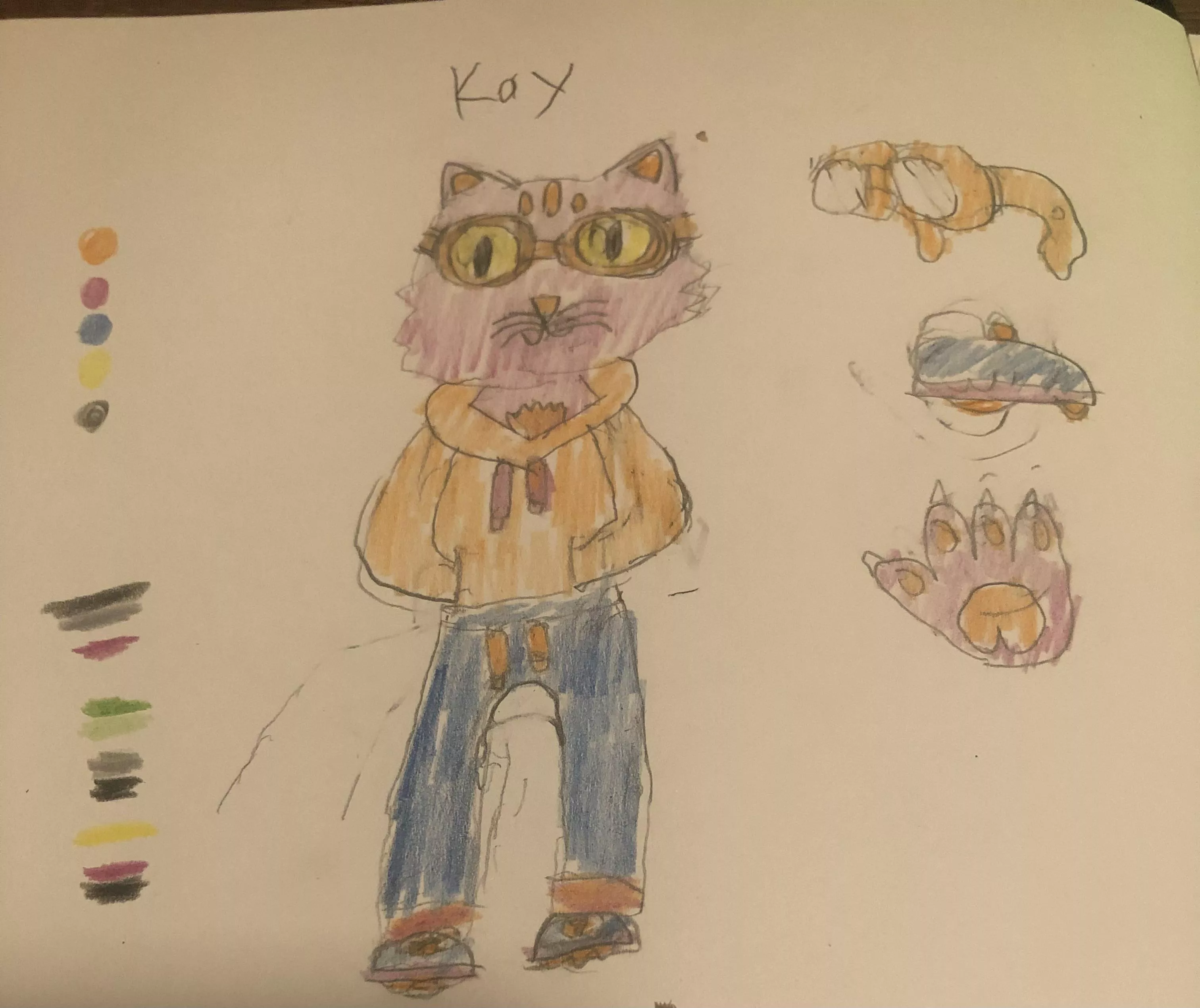 I updated my fursonas design