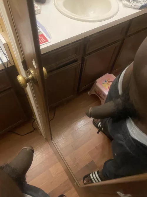 I wish you was down there looking up