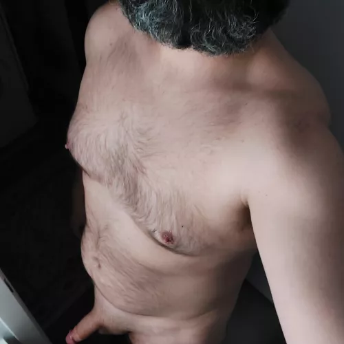 Ignore the grey! Check out the chubby dick!