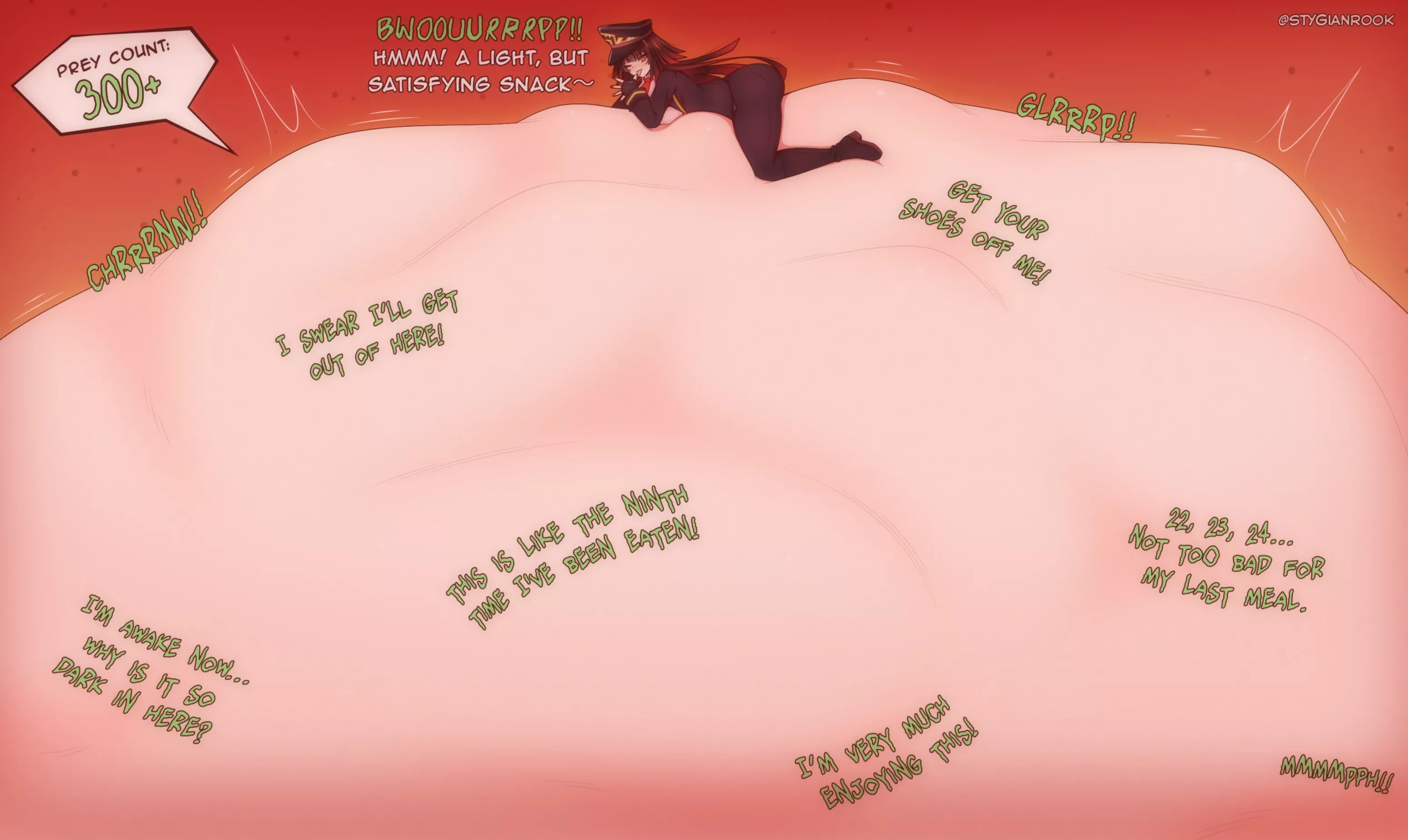 {image} Rook-chan's Belly Realm. By StygianRook