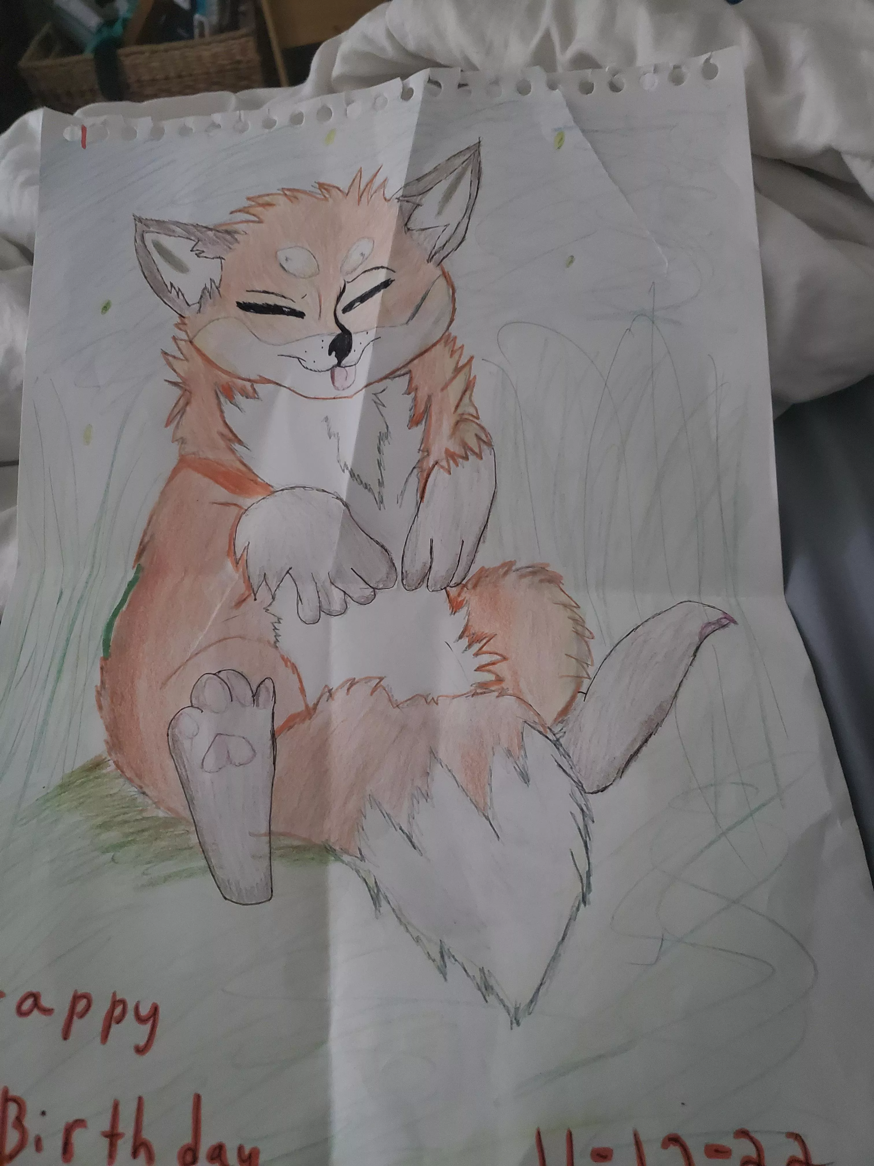 it was my BDay my friend made this