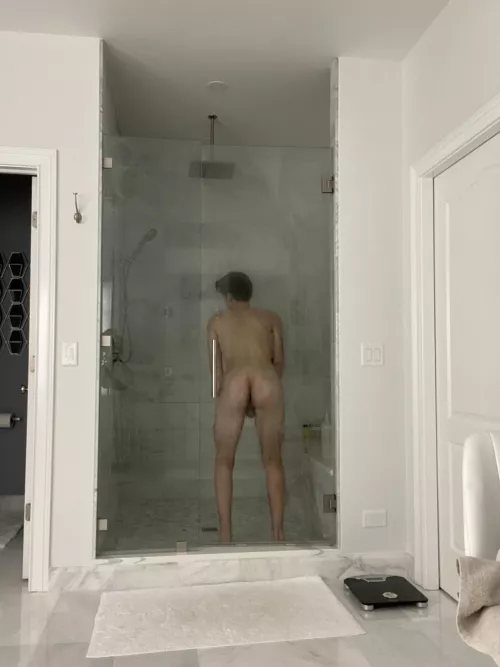 just showering
