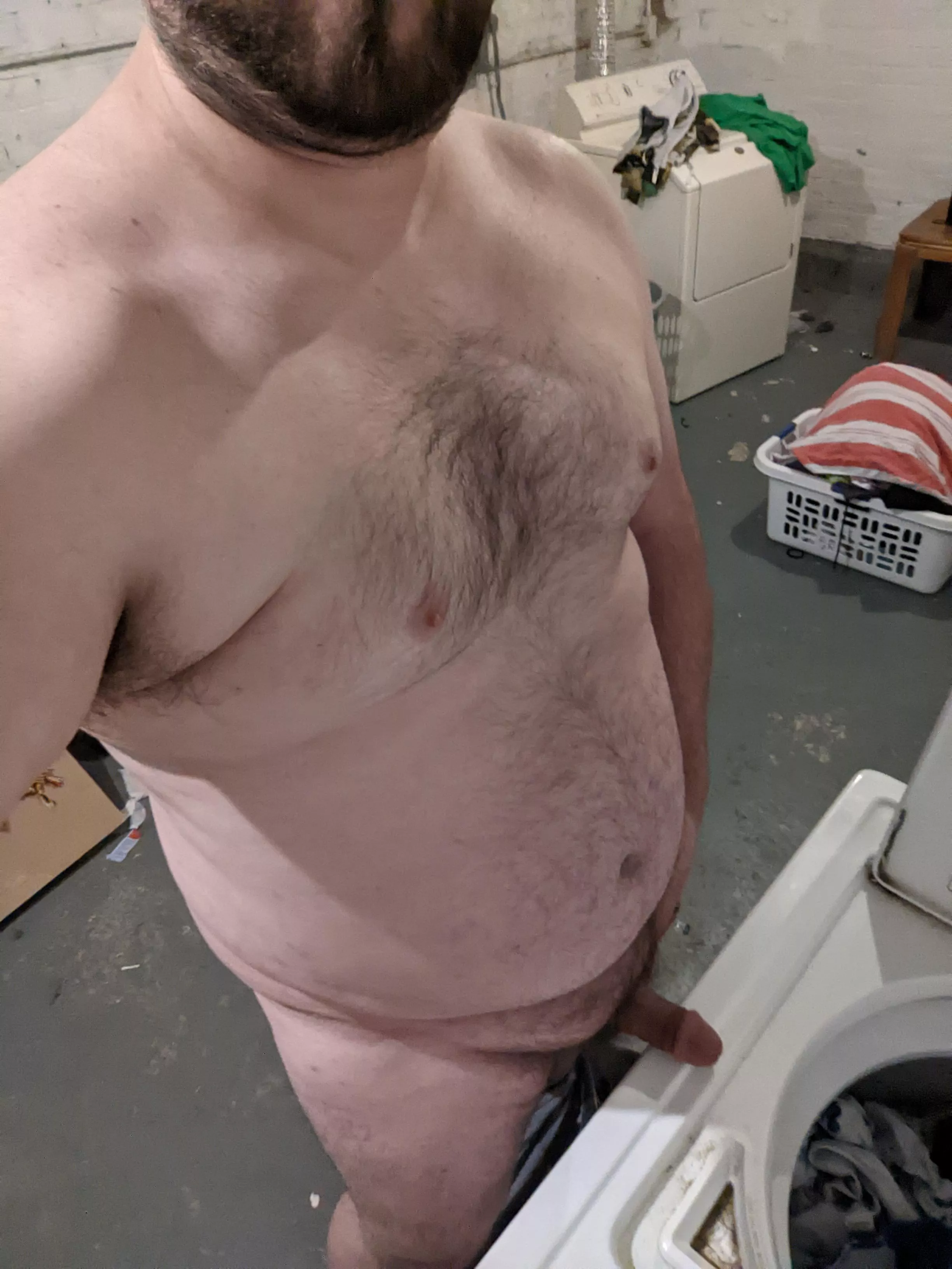 Laundry day means I'm going around naked