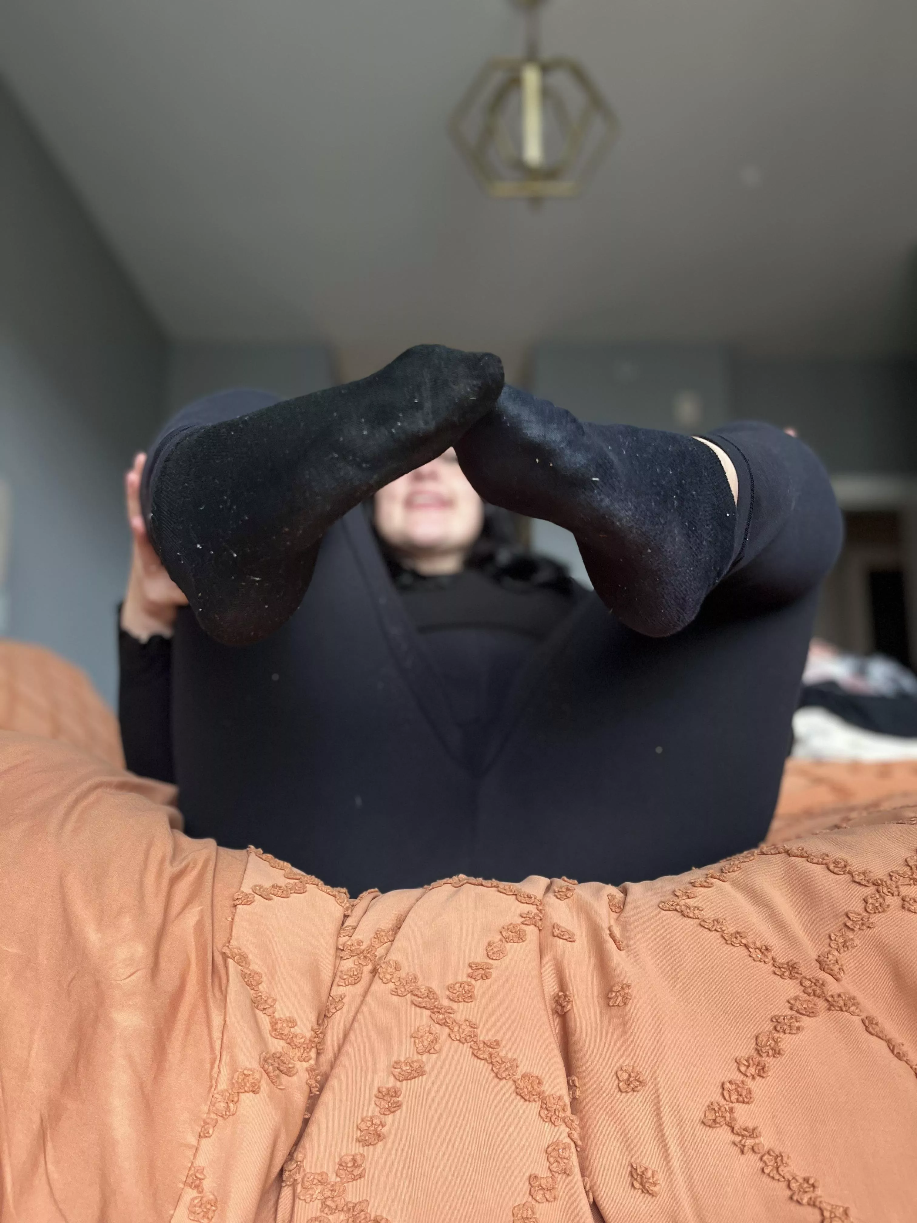 Little black socks always make me feel so cheeky