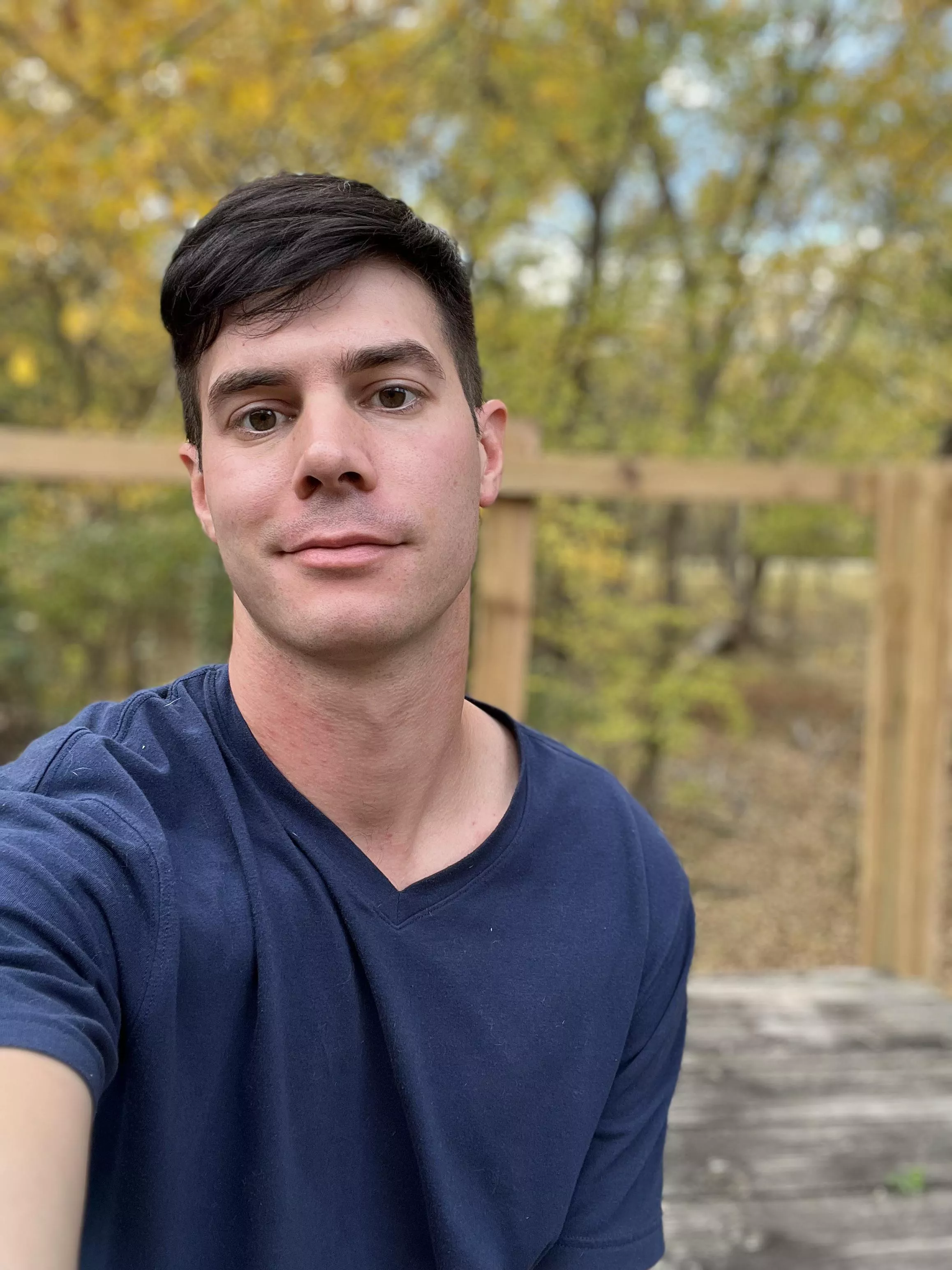 Love the fall weather.