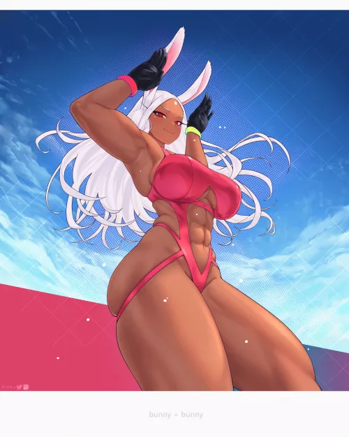 Mirko Strong Bunny Swimsuit ( gabriel carrasquillo) [My Hero Academia]